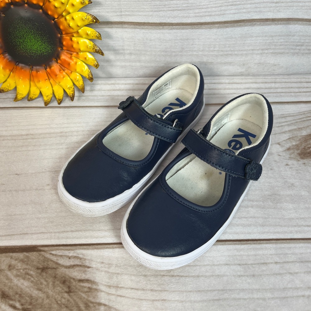 Keds Ella Mary Jane Navy Blue Girls Shoes Size 11.5 School
